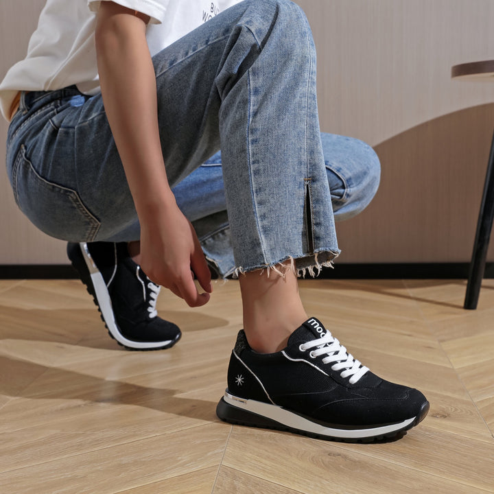 BASKETS COMPENSÉES - NOIR