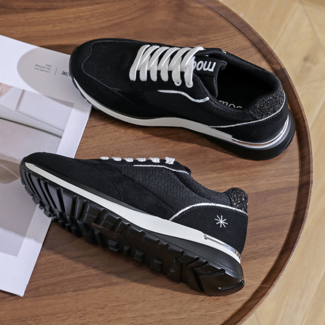 BASKETS COMPENSÉES - NOIR