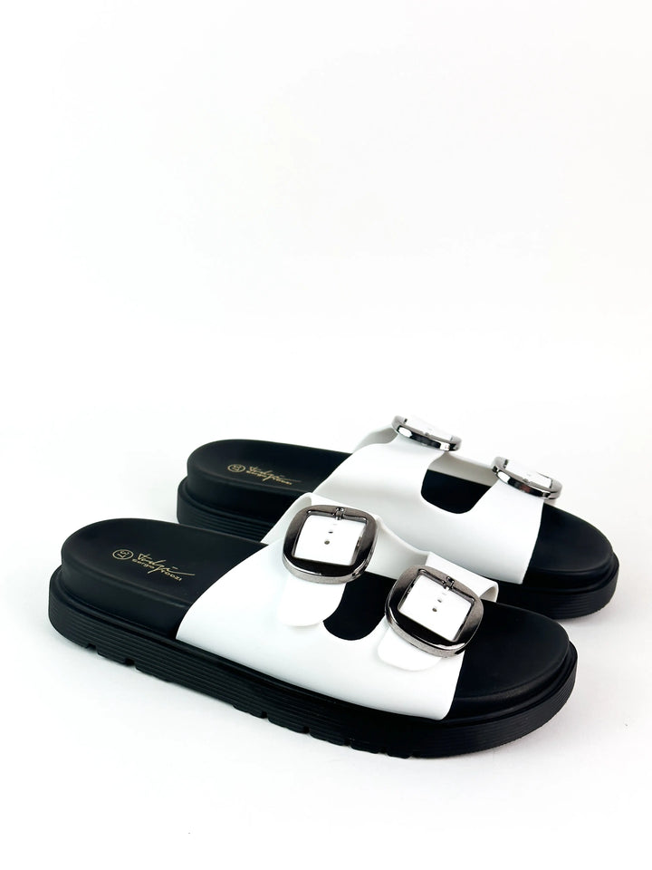 SANDALES BIRKEN - BLANC