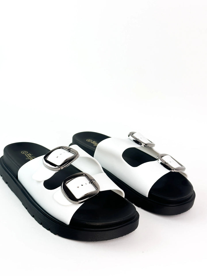 SANDALES BIRKEN - BLANC