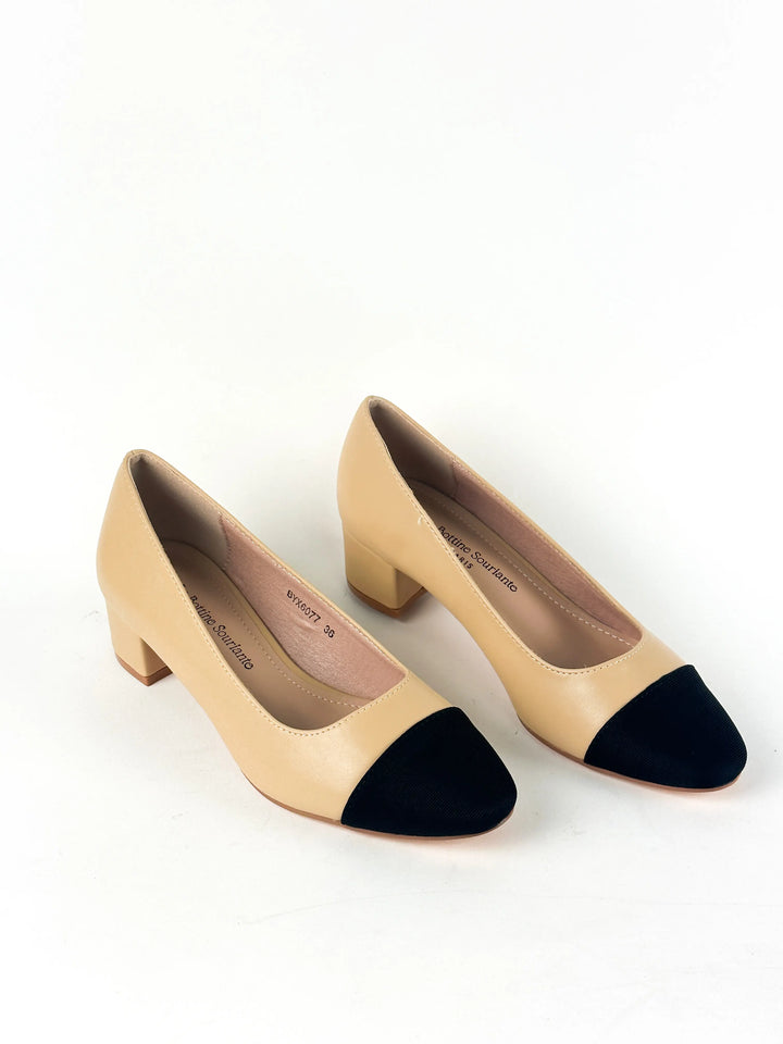 ESCARPINS MI TALON - BEIGE