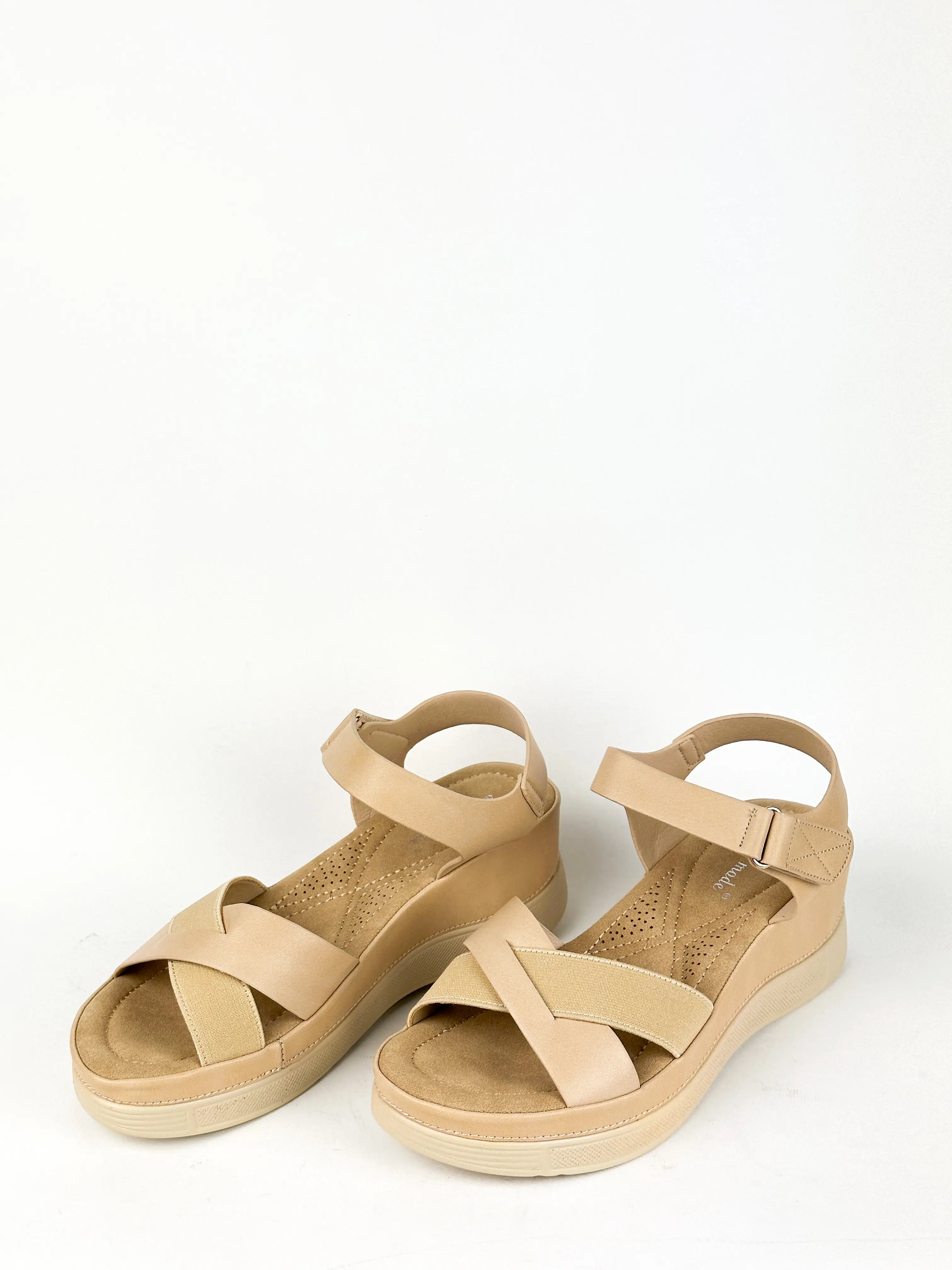 SANDALES CONFORT - BEIGE