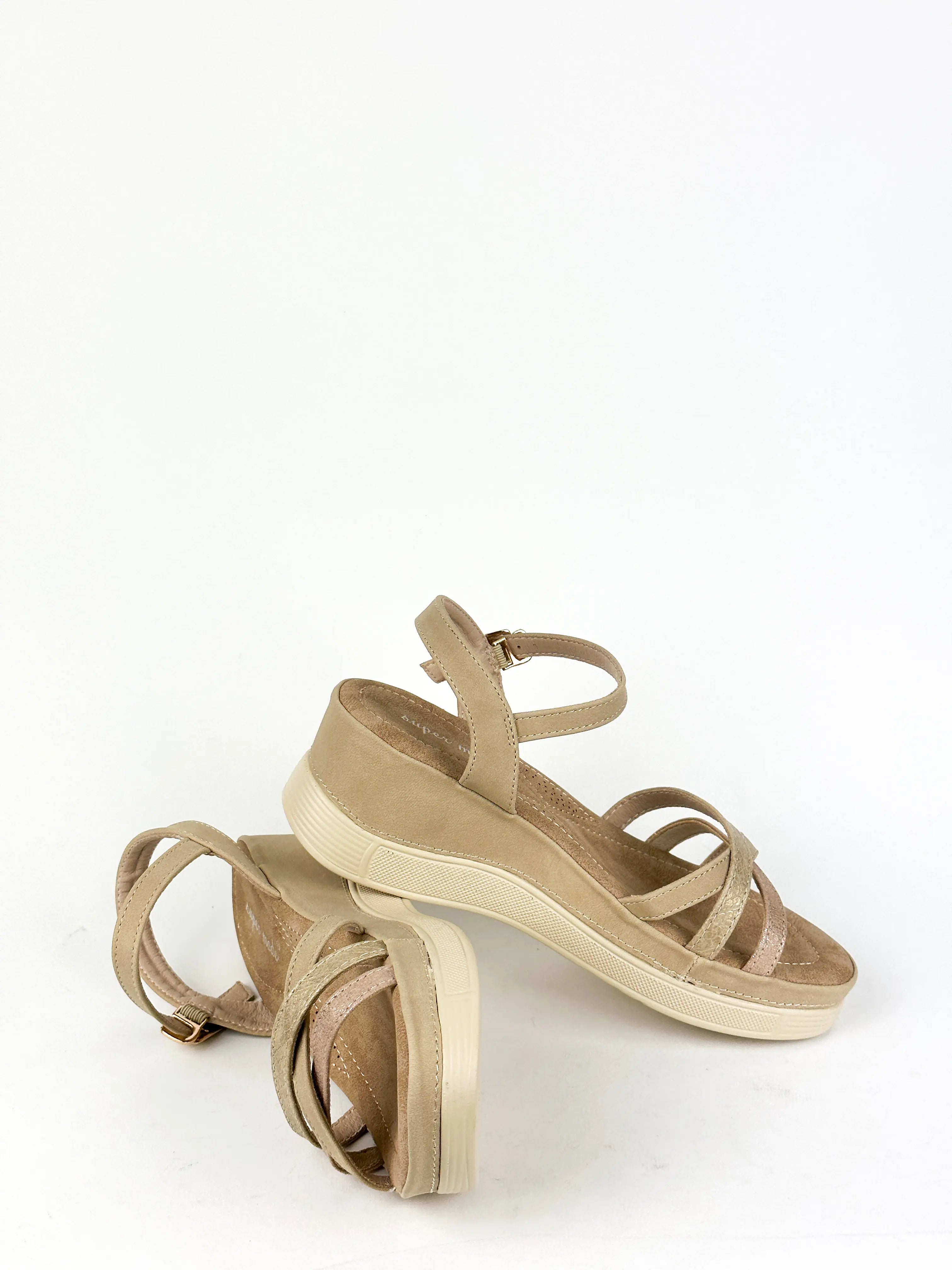 SANDALES CONFORT - BEIGE