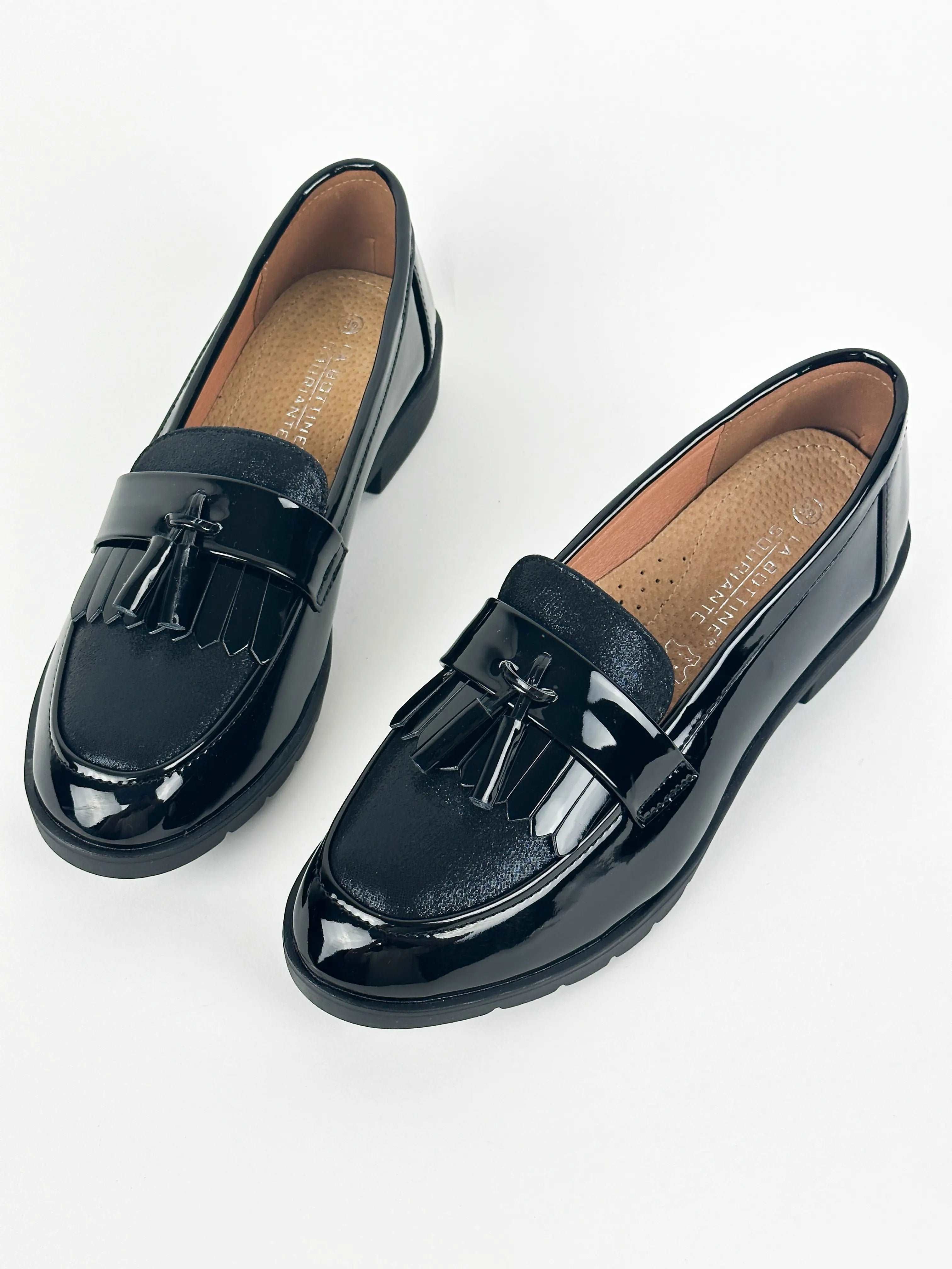 MOCASSIN TALON LÉGER - NOIR