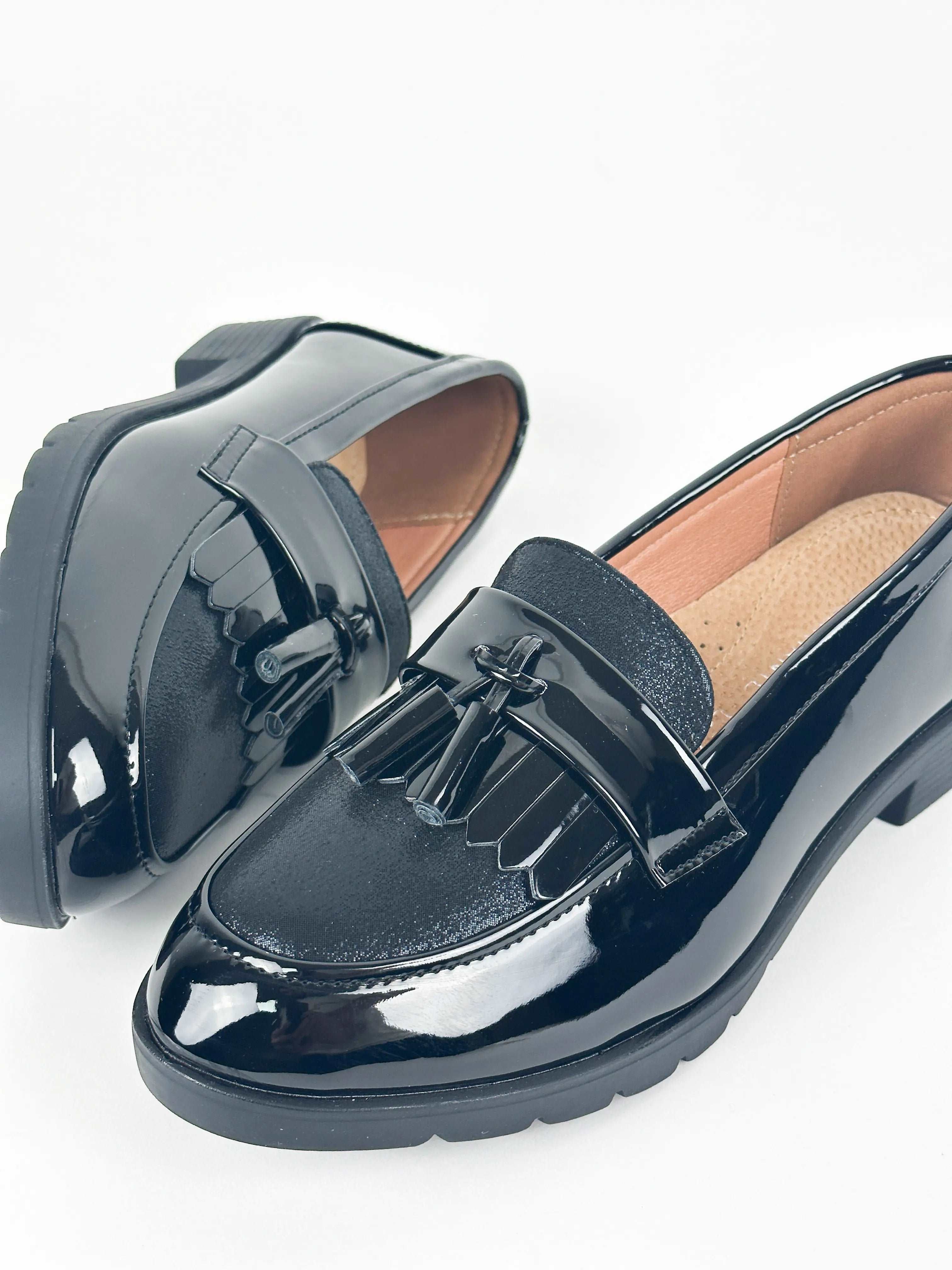 MOCASSIN TALON LÉGER - NOIR