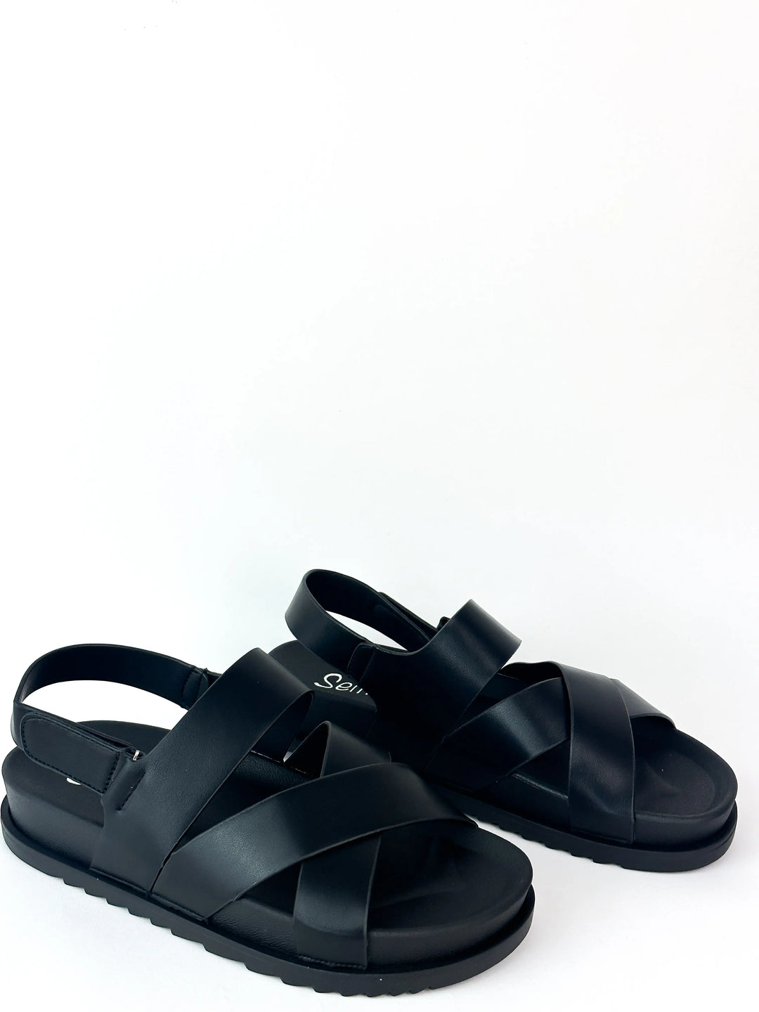 Sandales à bride arrière - NOIR