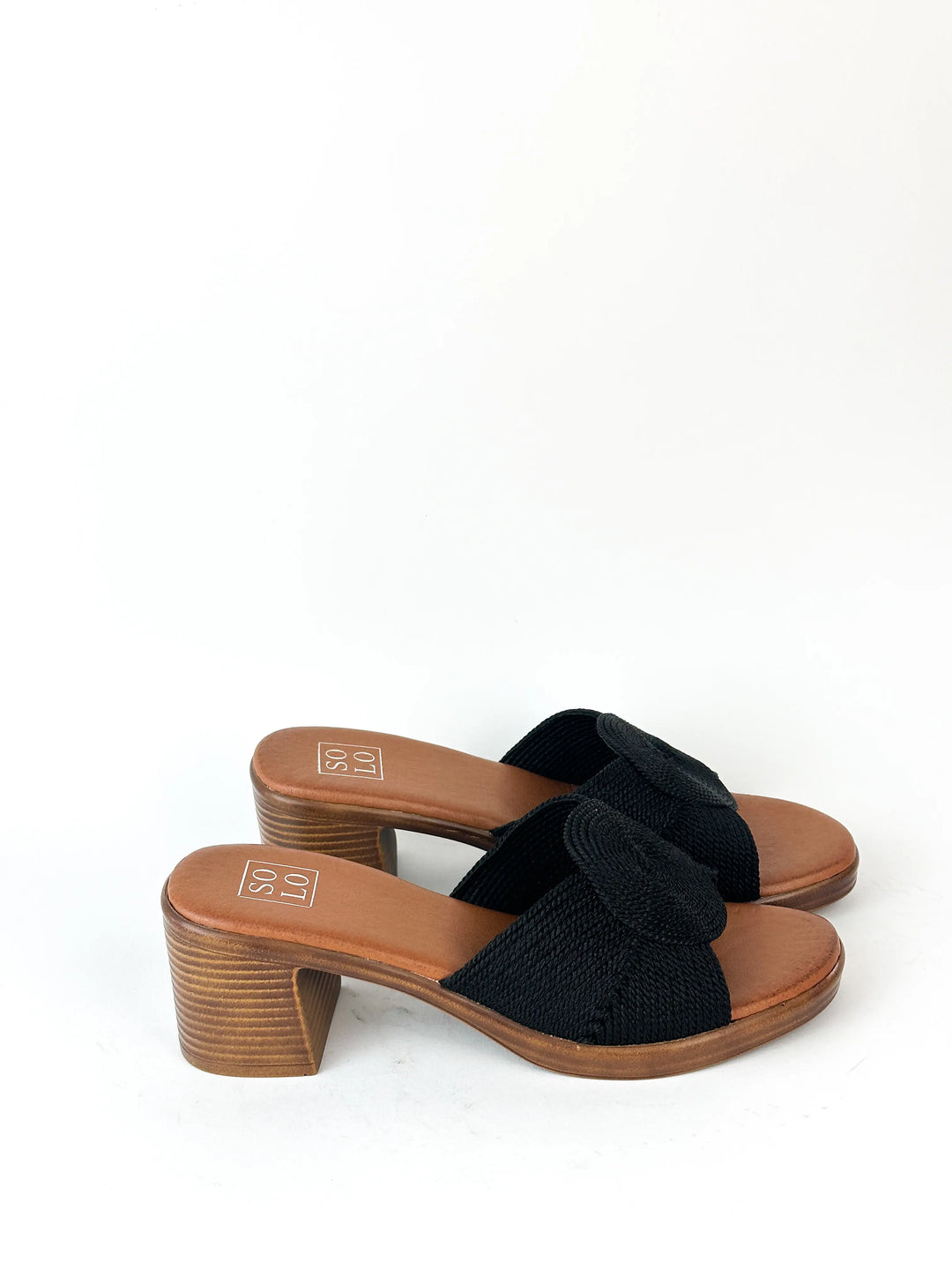 Sandales à talons - NOIR