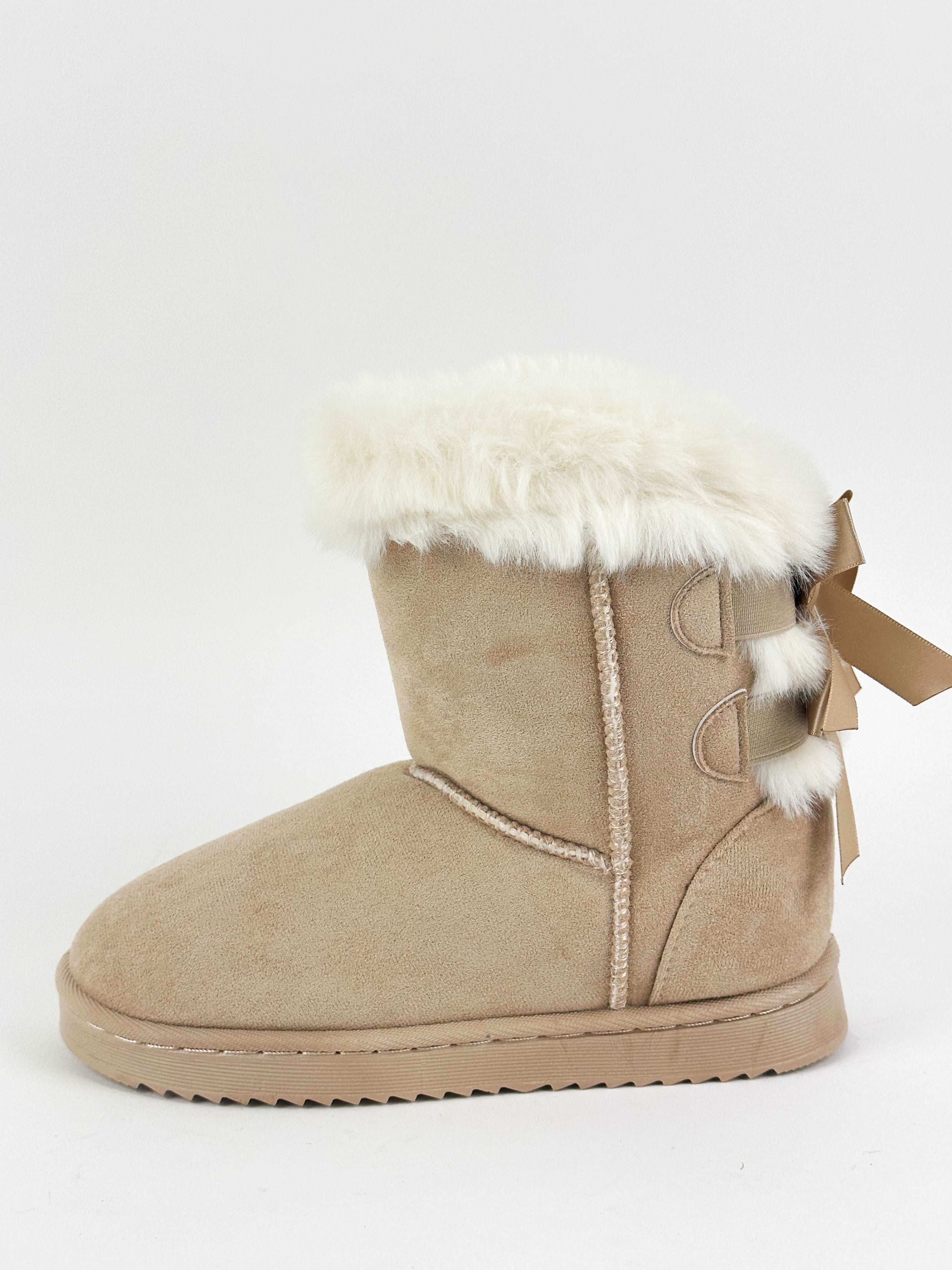 BOTTINES ENFANT - BEIGE