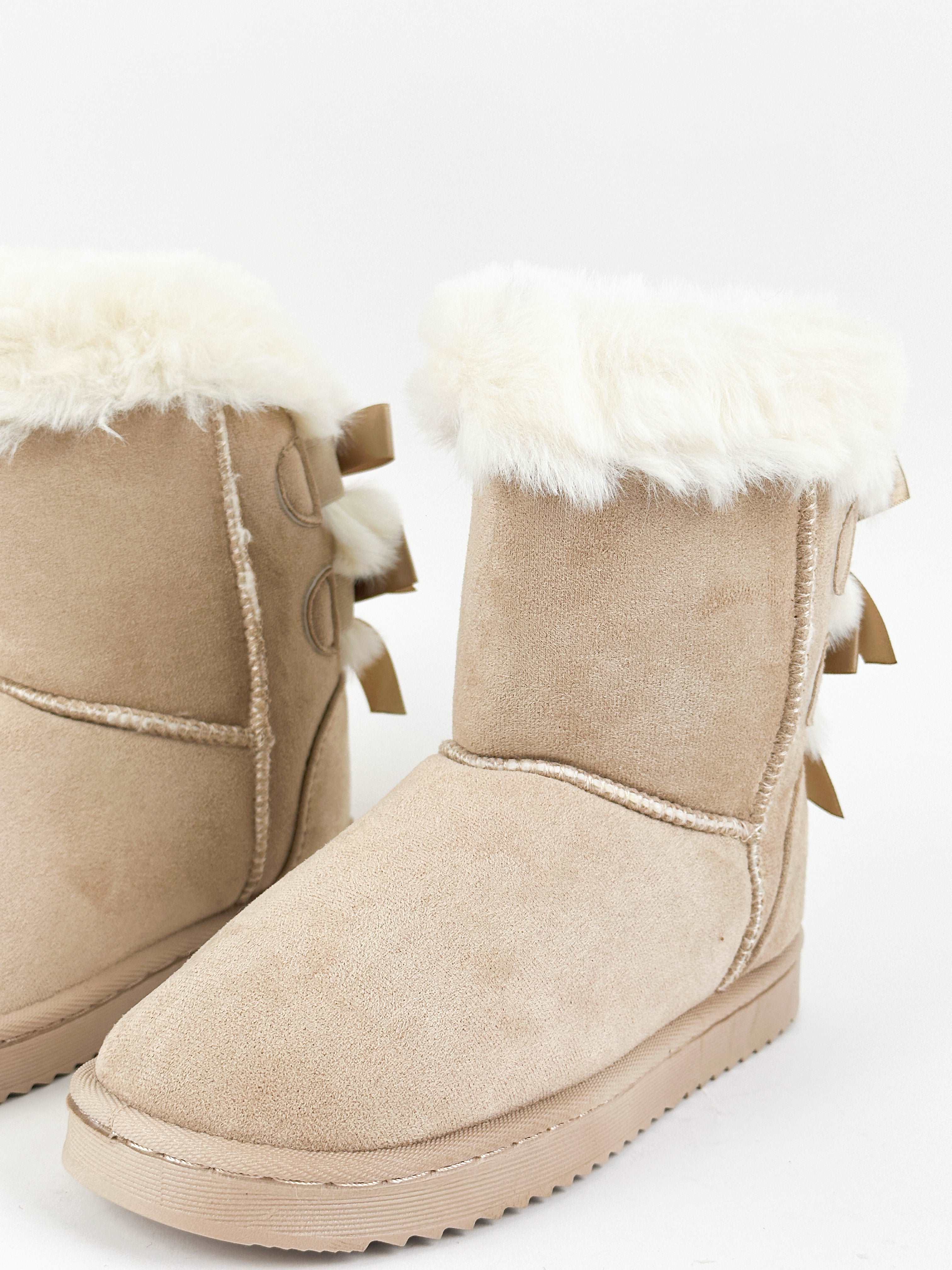 BOTTINES ENFANT - BEIGE