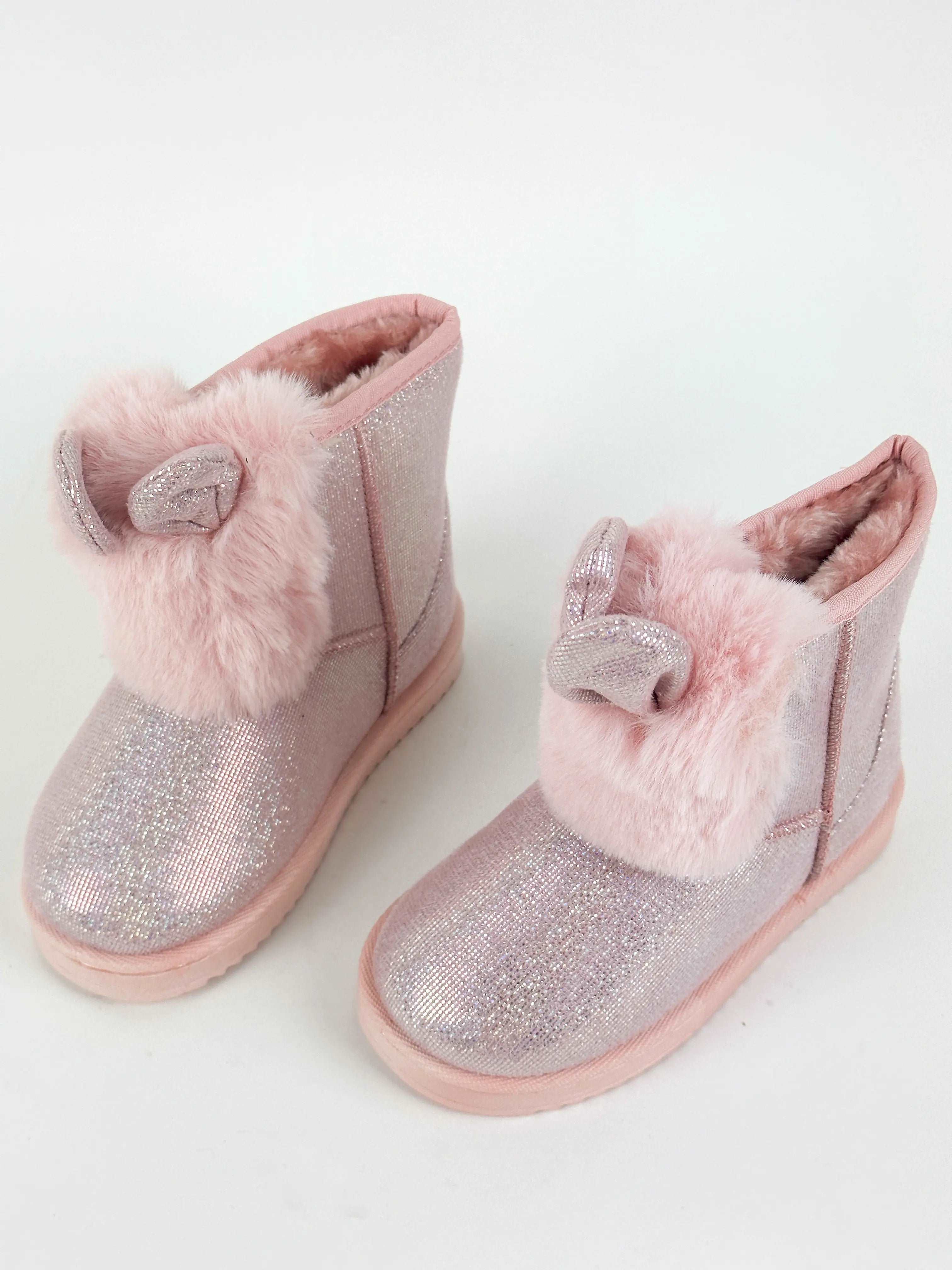 BOTTINES ENFANT - ROSE