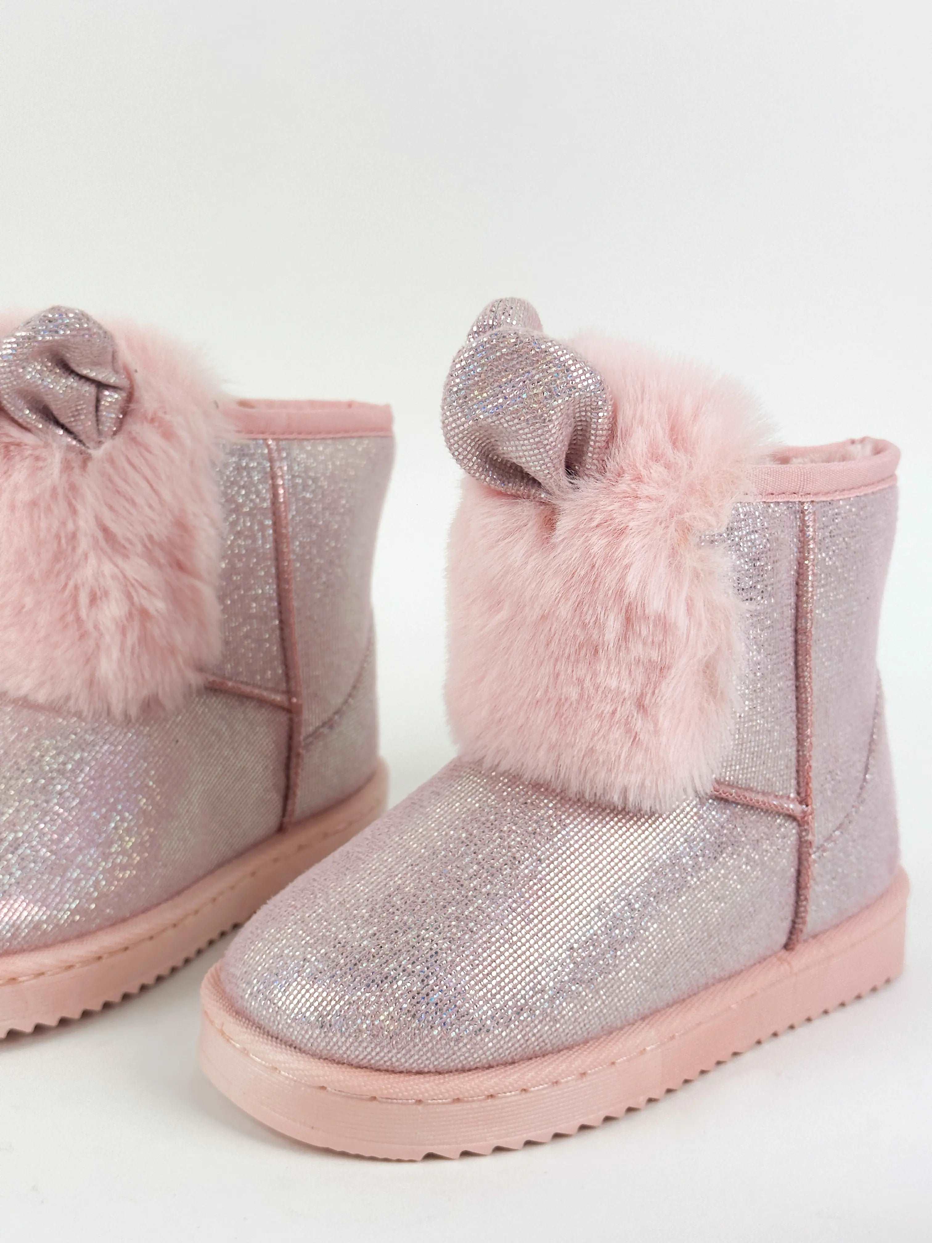 BOTTINES ENFANT - ROSE