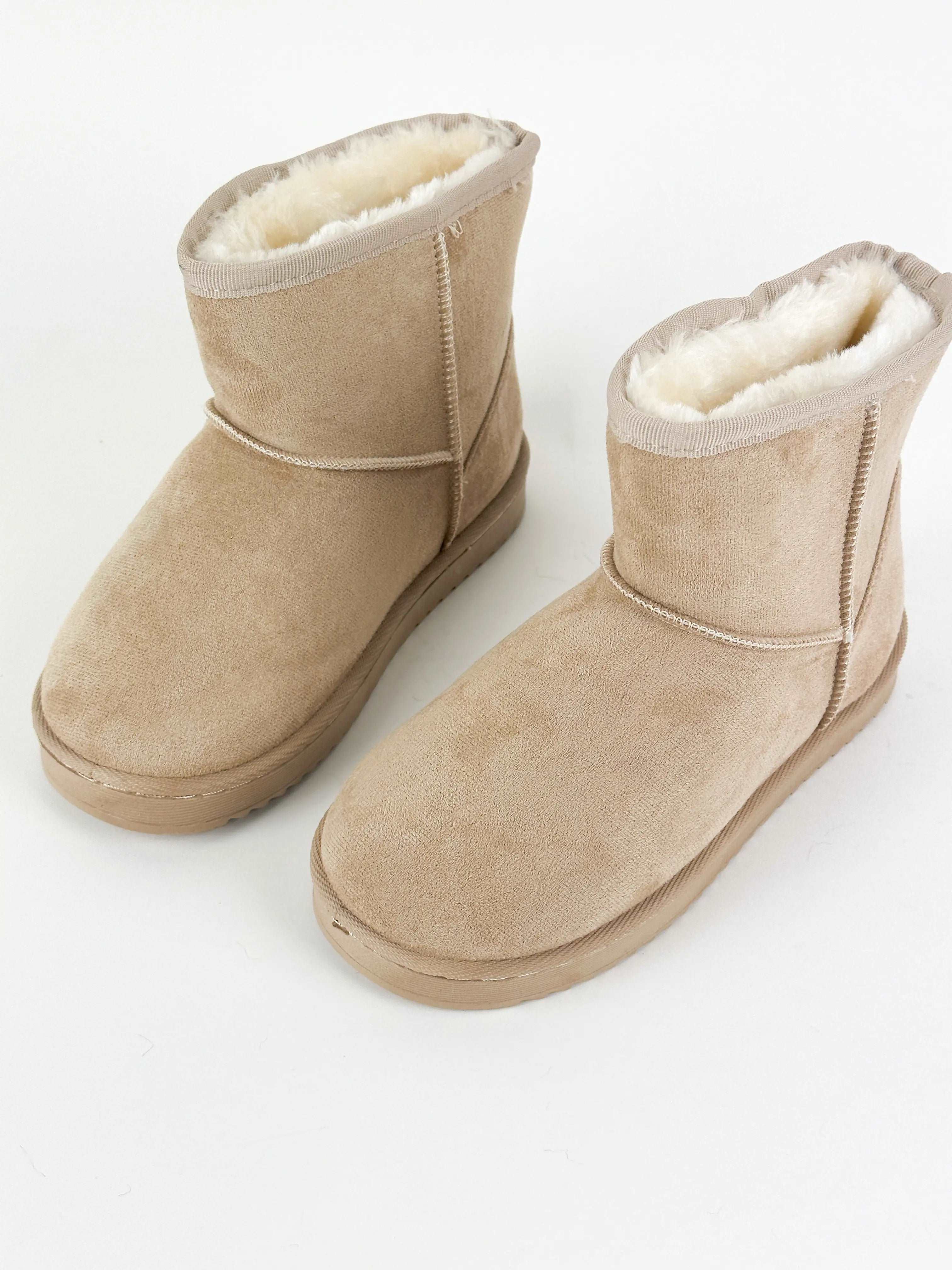 BOTTINES ENFANT - BEIGE