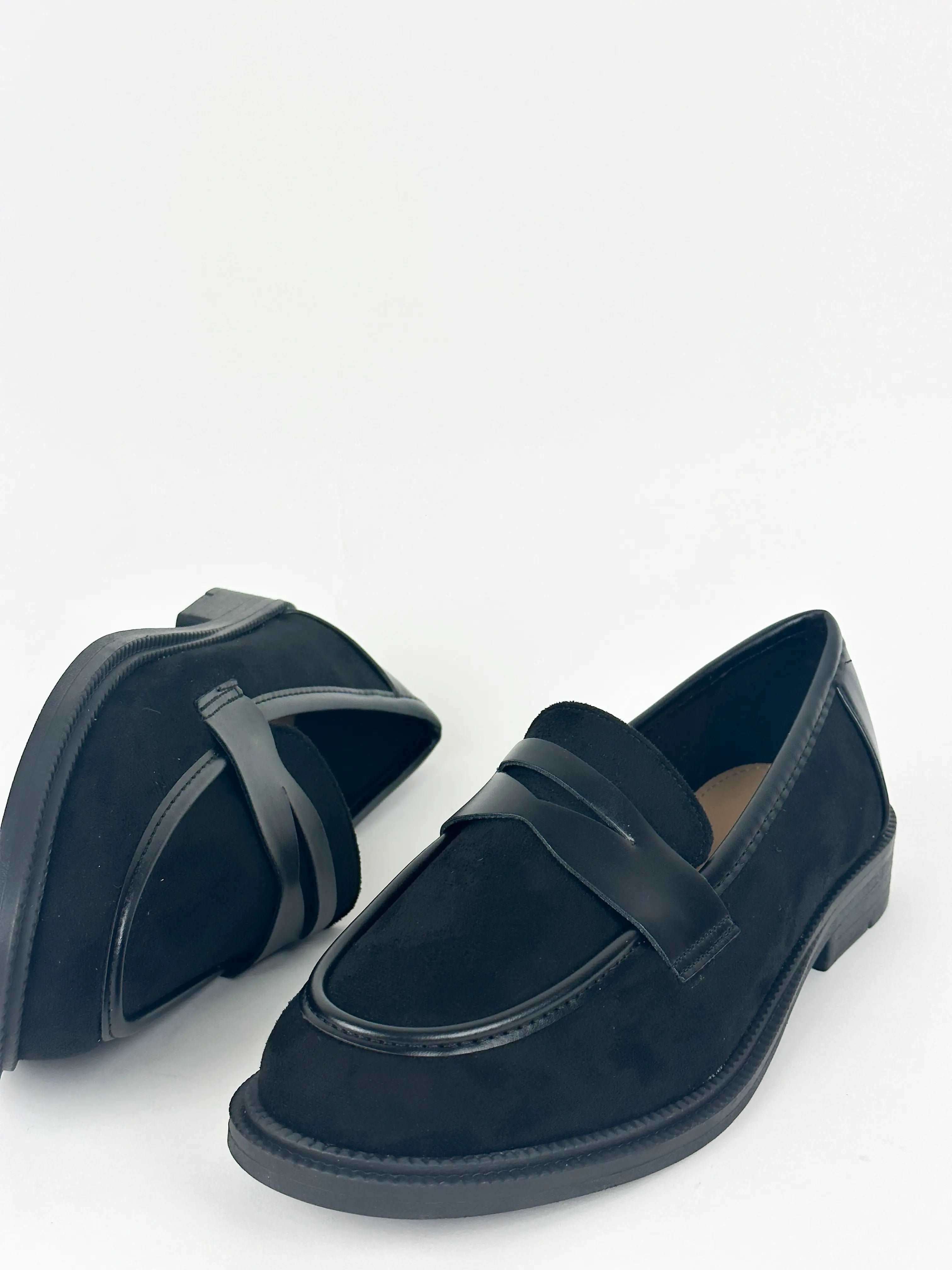 MOCASSINS TALON LÉGER - NOIR