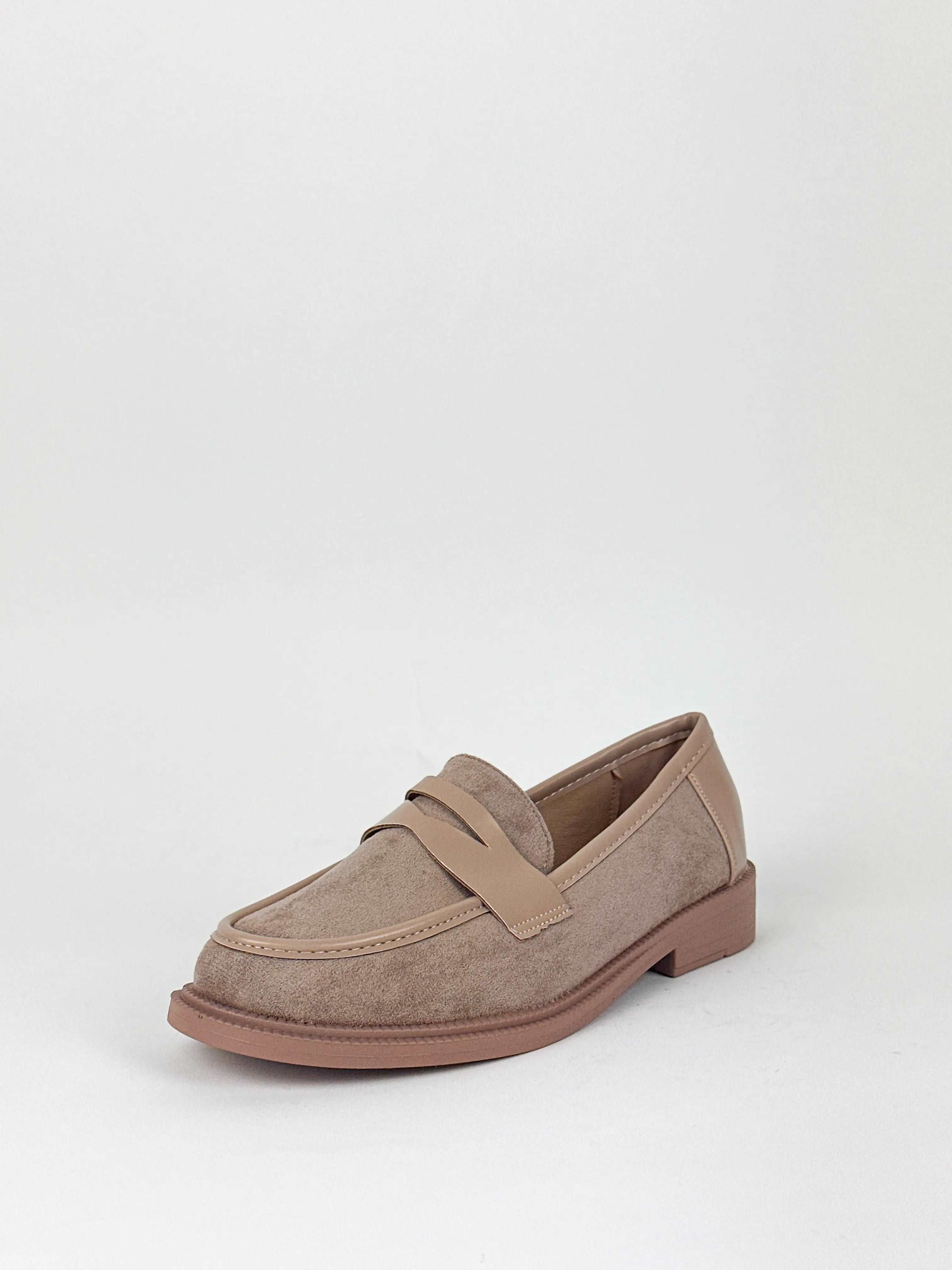 MOCASSINS TALON LÉGER - BEIGE