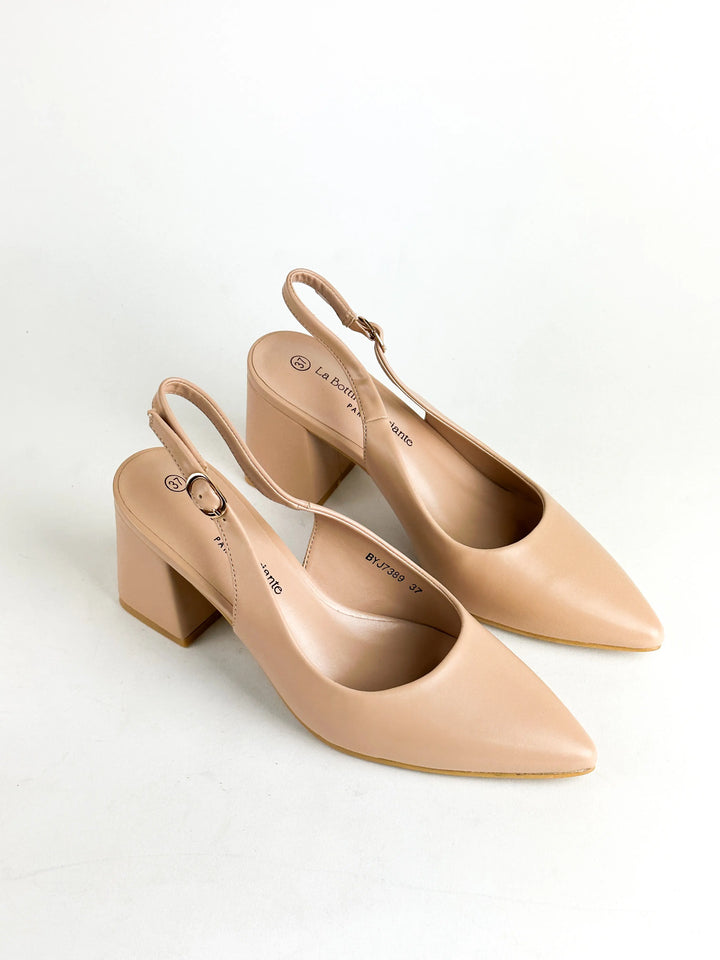 ESCARPINS BOTTINA -  NUDE