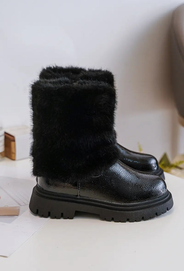 BOTTINES ENFANT - NOIR