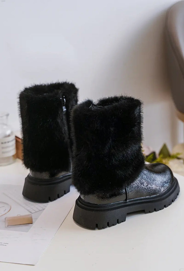 BOTTINES ENFANT - NOIR