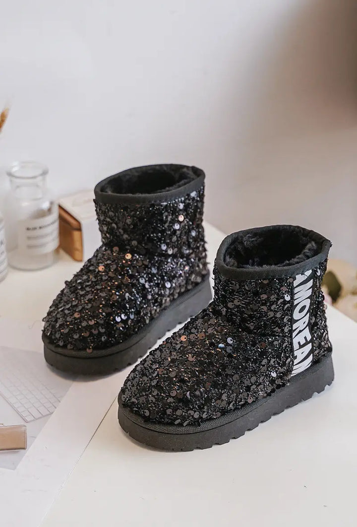 BOTTINES ENFANT - NOIR