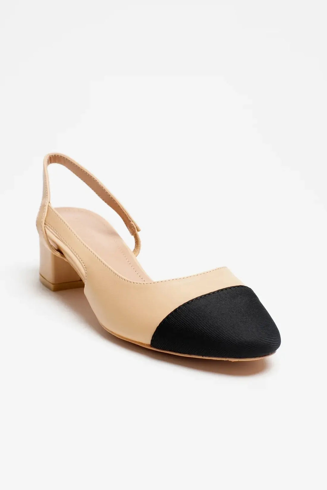 ESCARPINS À BRIDE - BEIGE