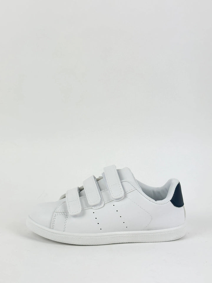 BASKETS MIXTE - BLANC/BLEU