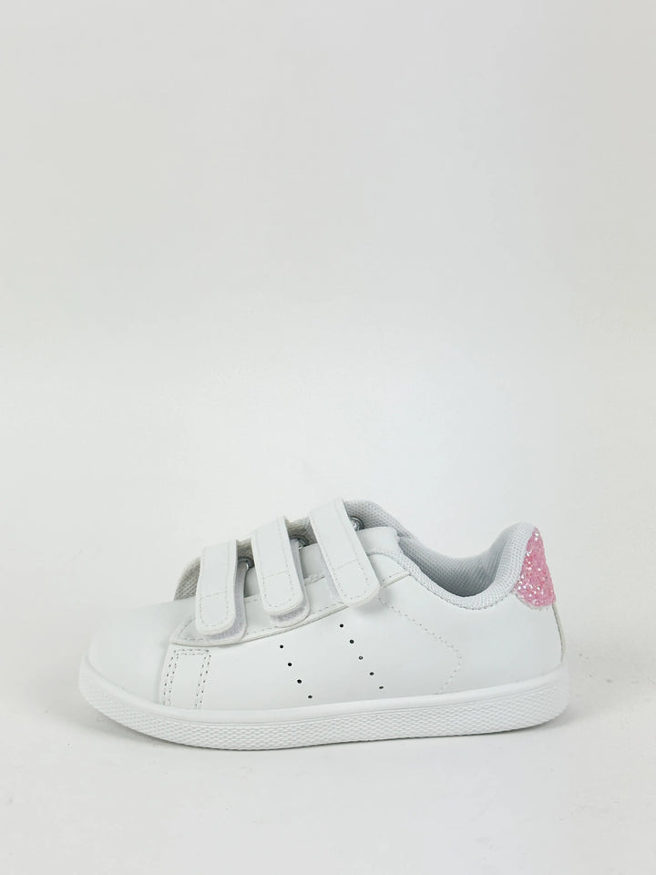 BASKETS FILLE - ROSE PAILLETÉE