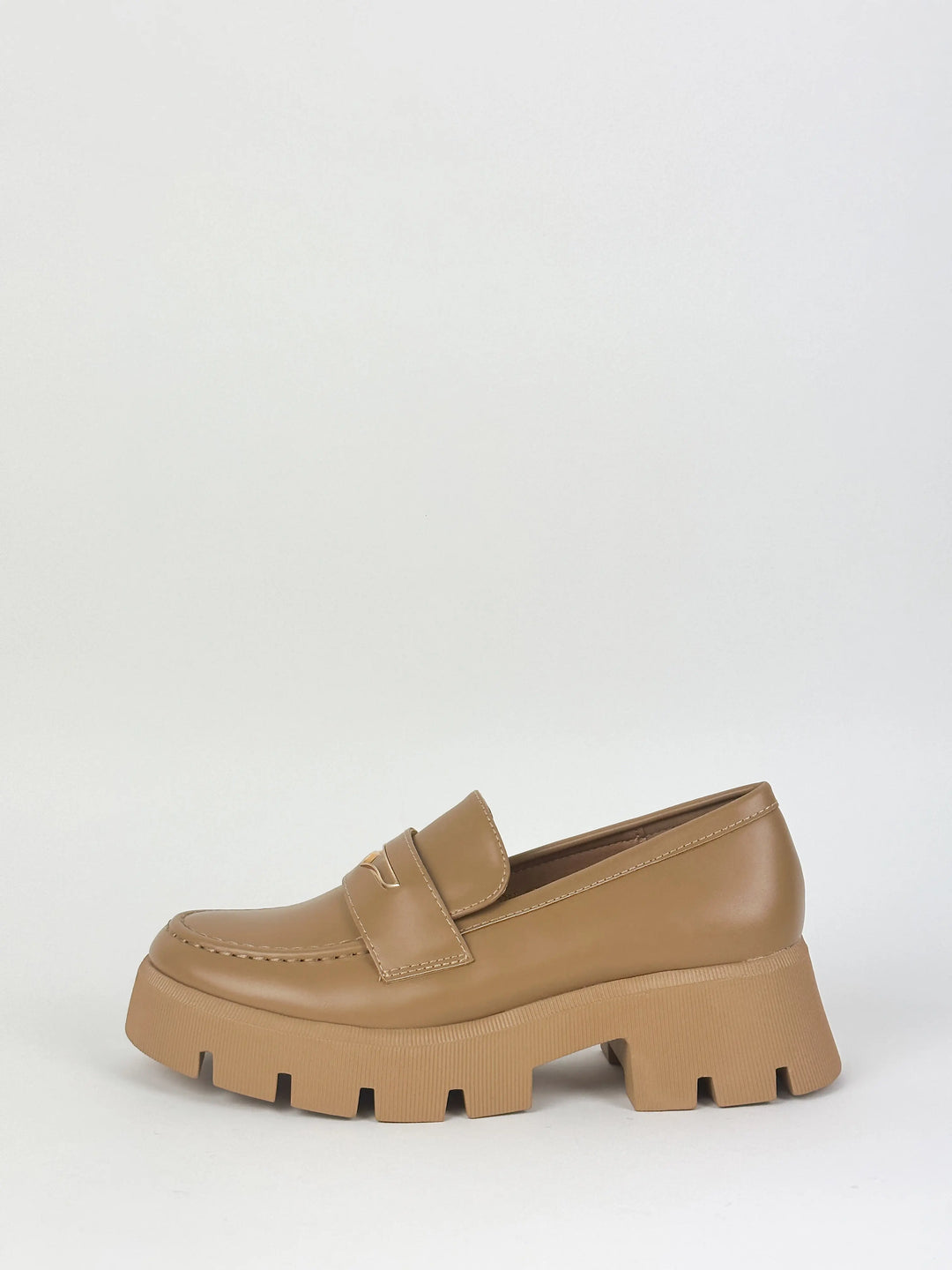 MOCASSIN PLATEFORME - CAMEL