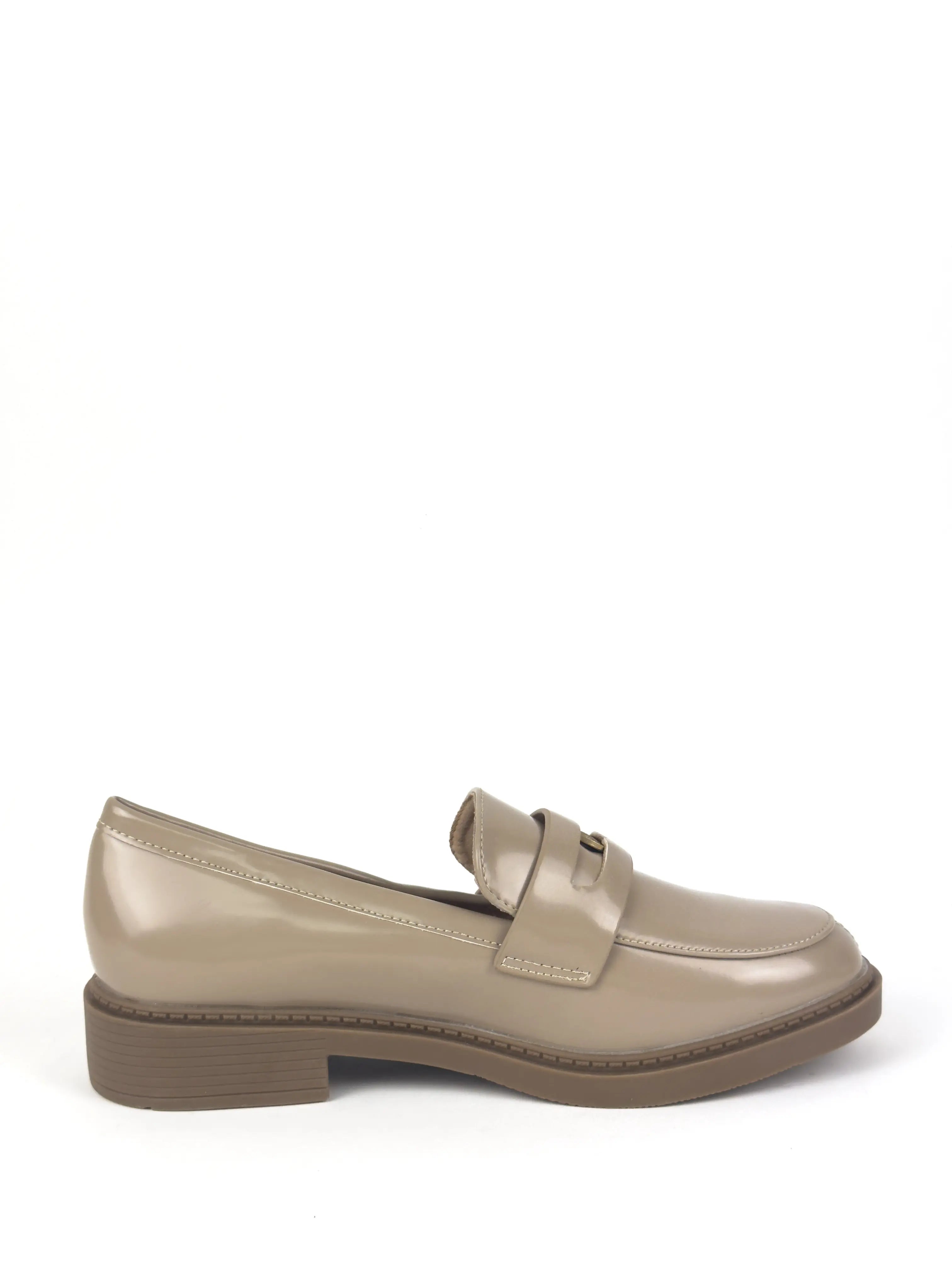 MOCASSINS VERNIS - BEIGE