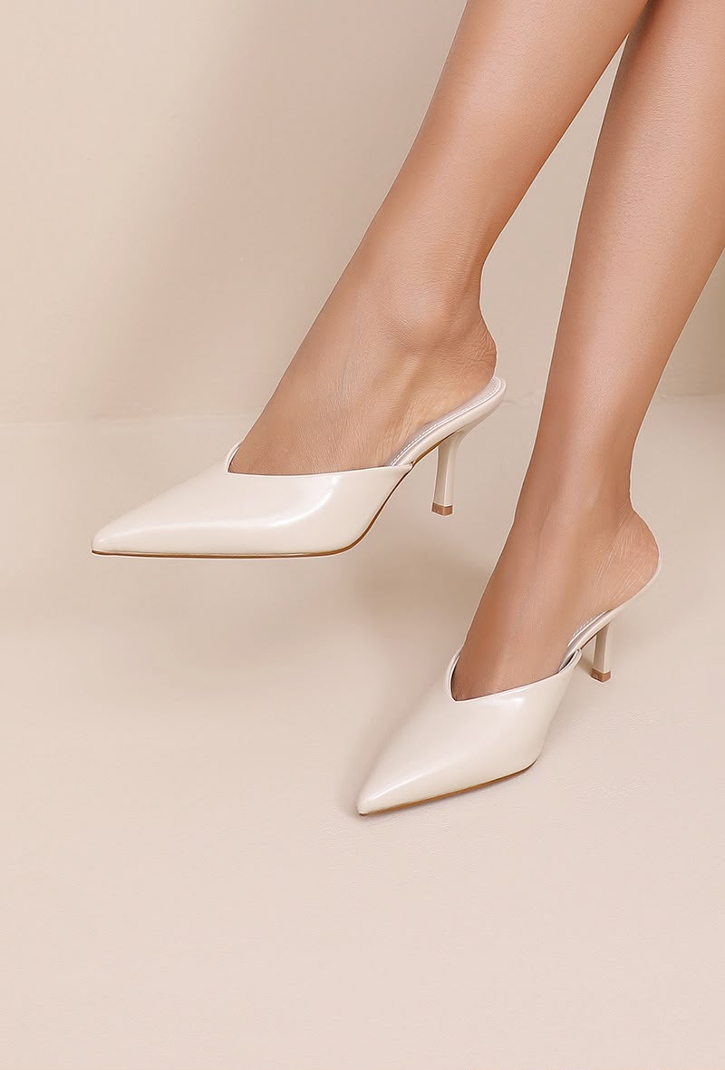 Mule Pointue - BEIGE