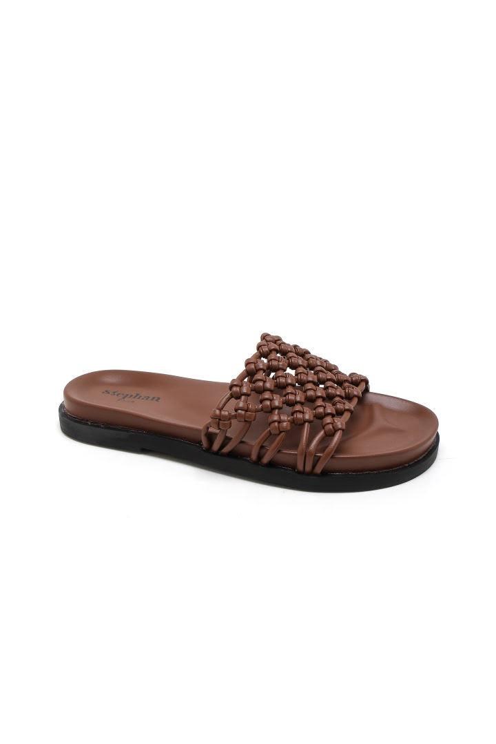 Mule Cloutée - MARRON