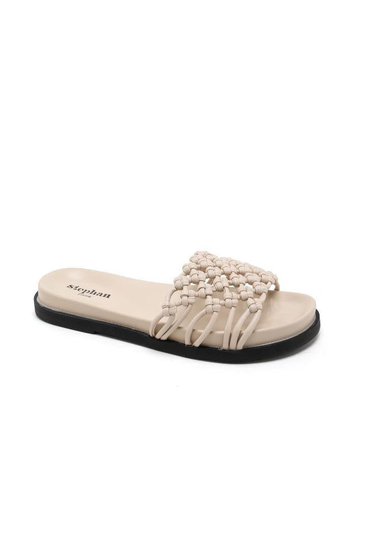 Mule Cloutée - BEIGE