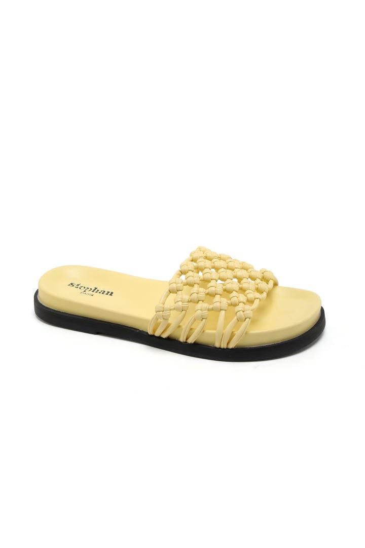 Mule Cloutée - JAUNE