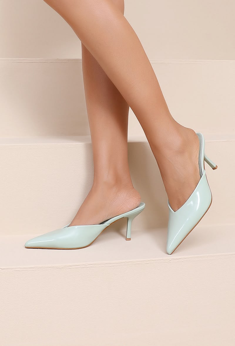 Mule Pointue - GREEN