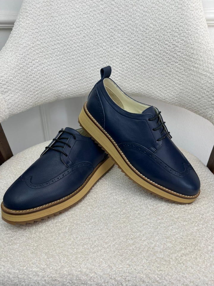 DERBIES MDM SIGNATURE - bleu marine