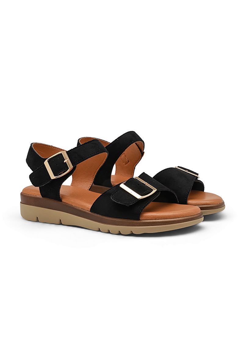 Sandales confort - Noir