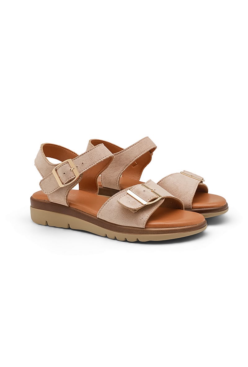Sandales confort - Beige