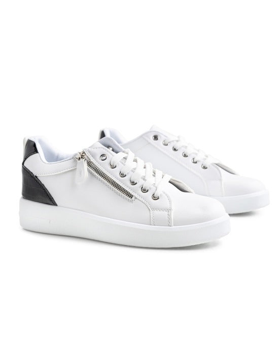 BASKETS CLASSIQUE - BLANC/NOIR