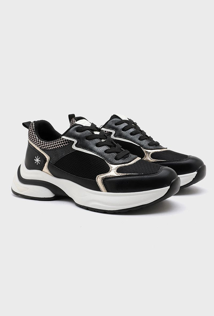 BASKETS COMPENSÉES - NOIR