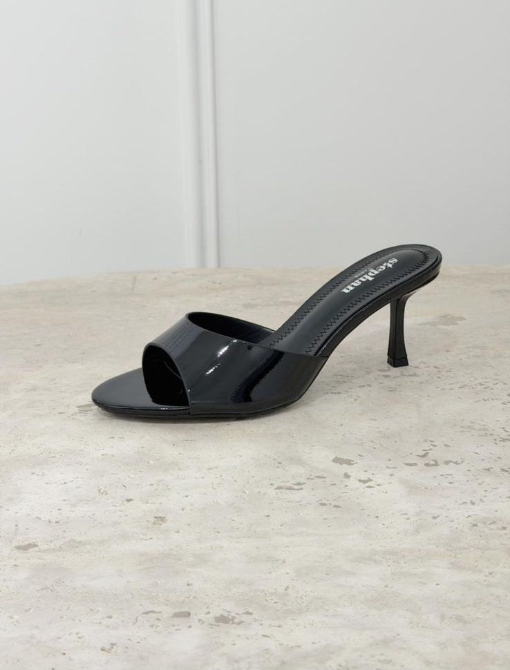 Slides Heel-Black