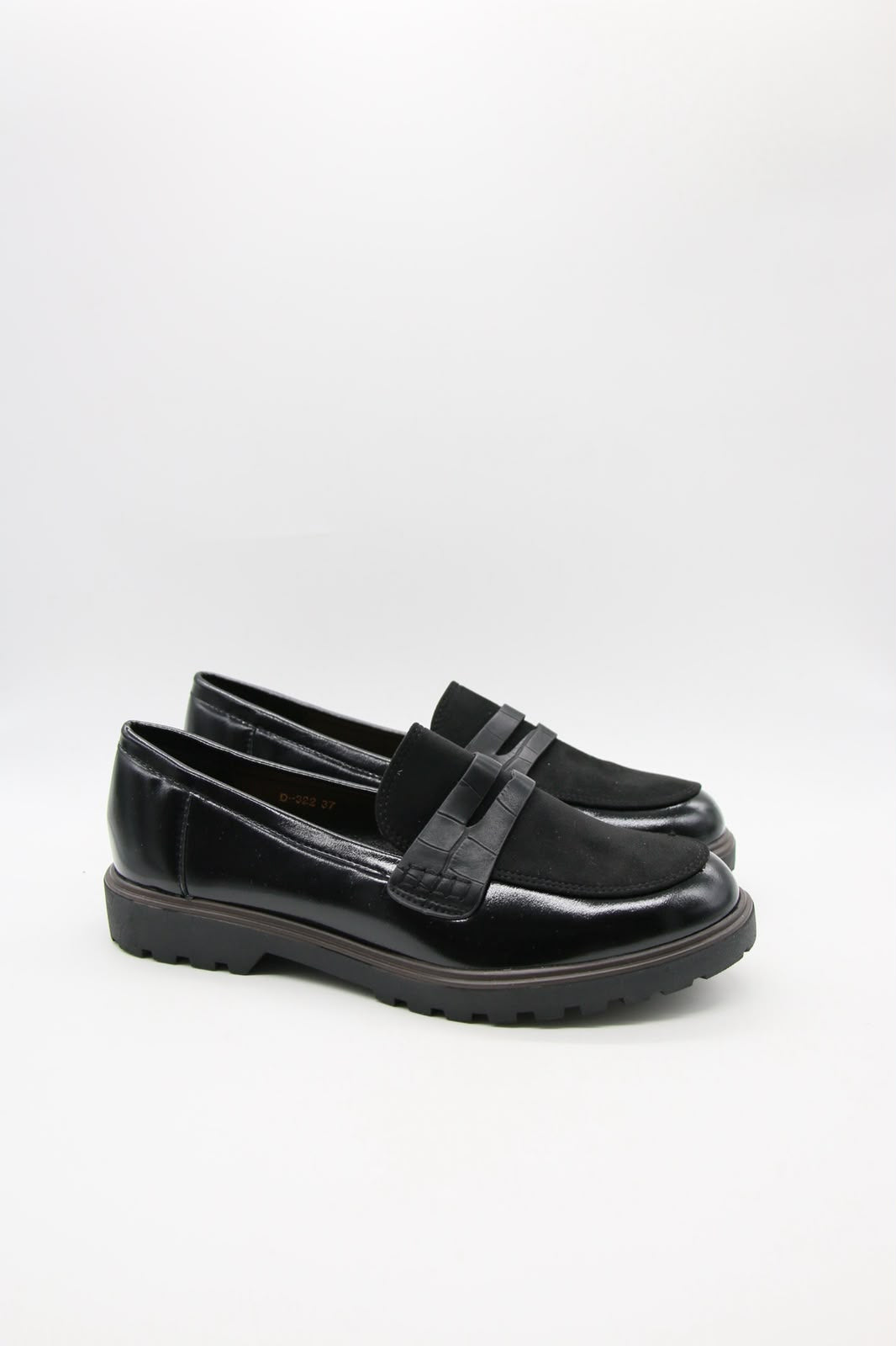 Mocassin Plateforme - NOIR