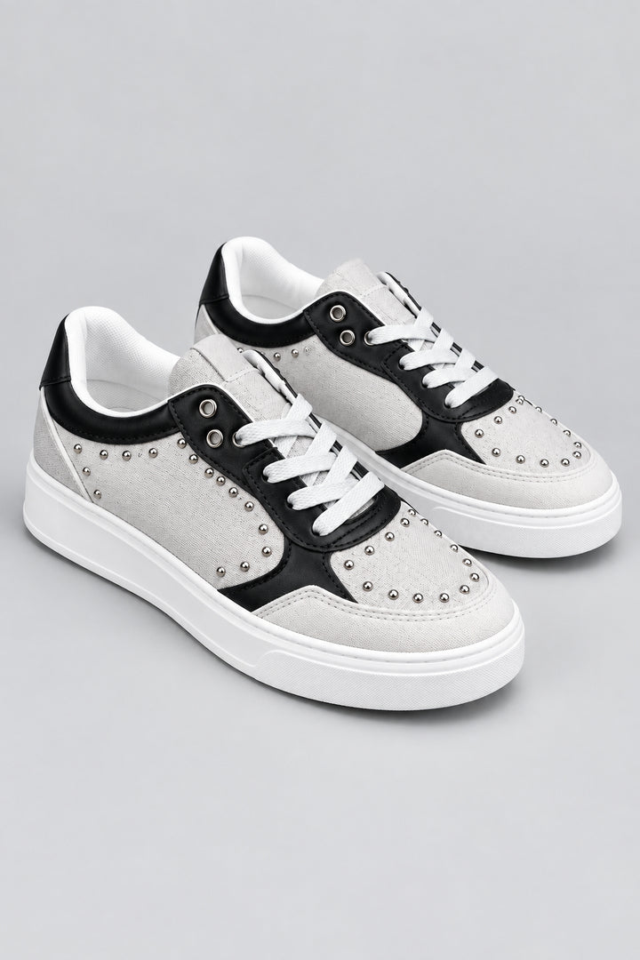 Basket Suède Plateforme - GREY