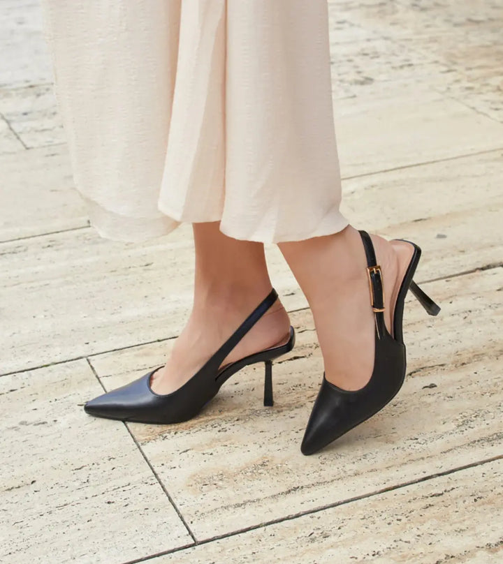 ESCARPINS MILAN -  NOIR