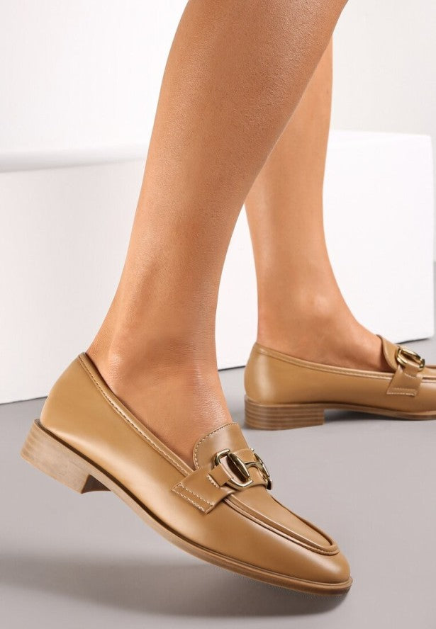 MOCASSINS TALON LÉGER - CAMEL