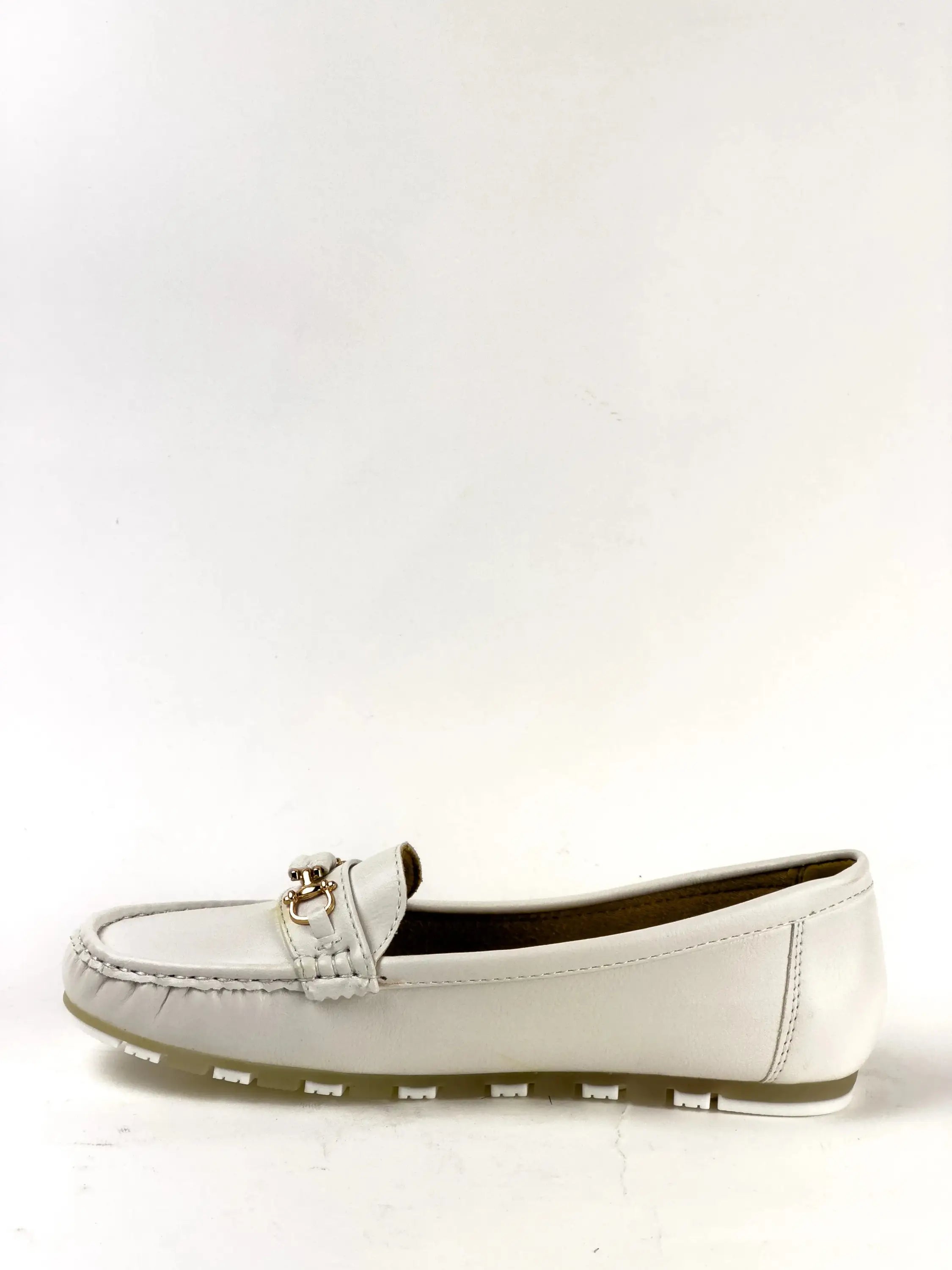 Mocassins Femme - modèle Volga Blanc - Chaussures Mocassins Femme - modèle Volga Blanc - Chaussures