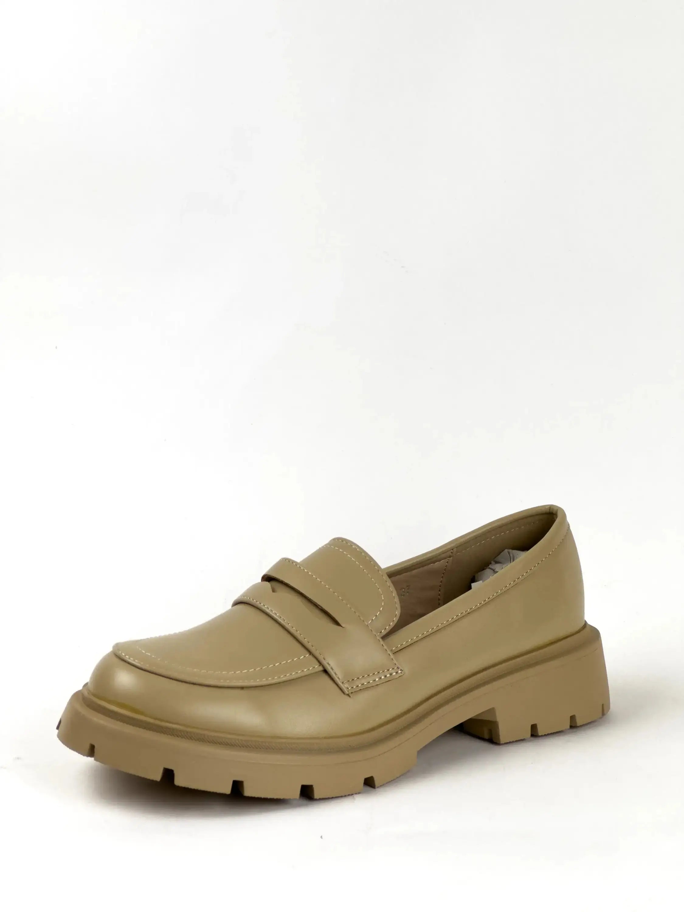 MOCASSINS PLATEFORME - BEIGE - MOCASSINS