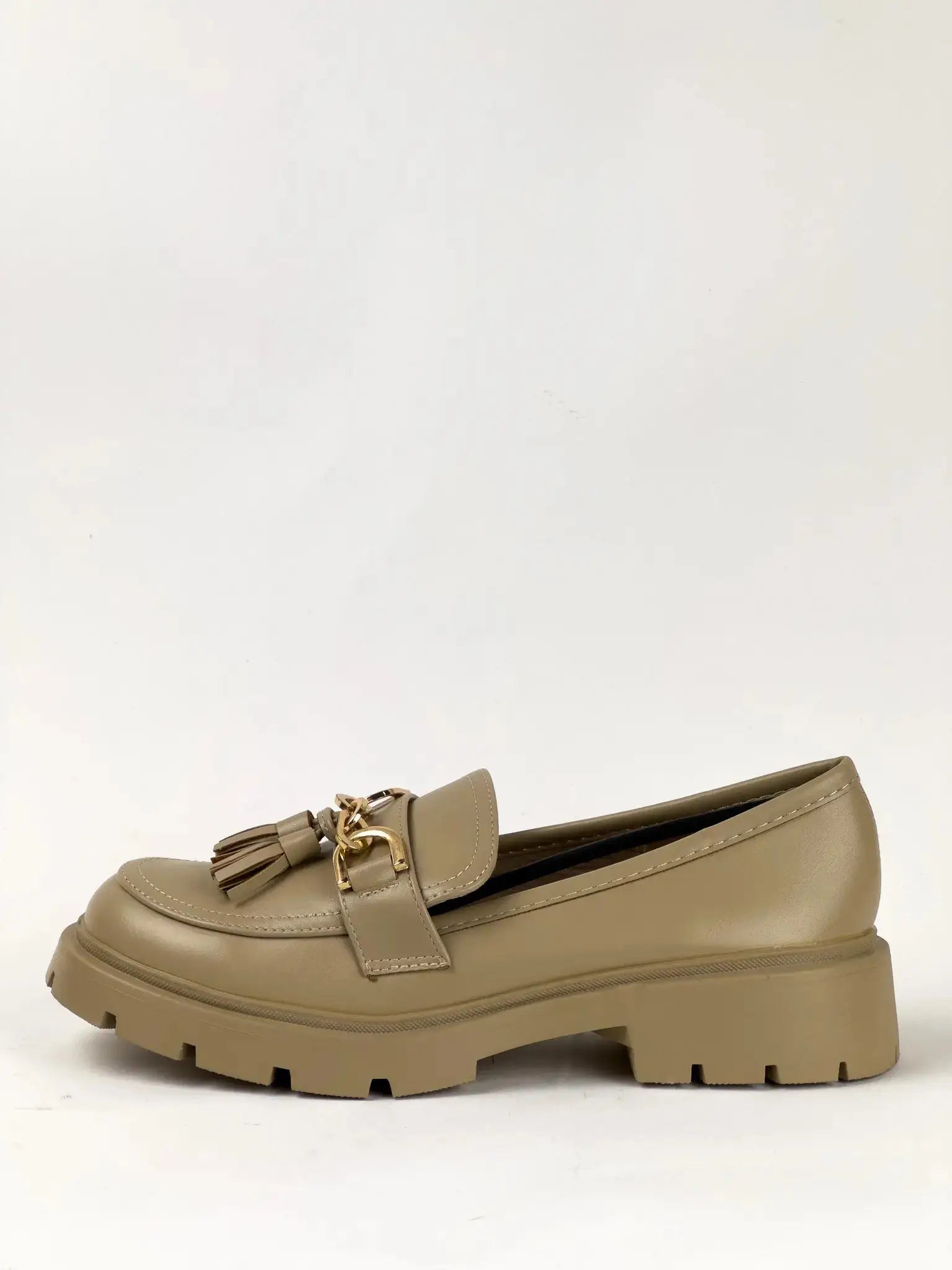 MOCASSINS PLATEFORME - BEIGE - MOCASSINS