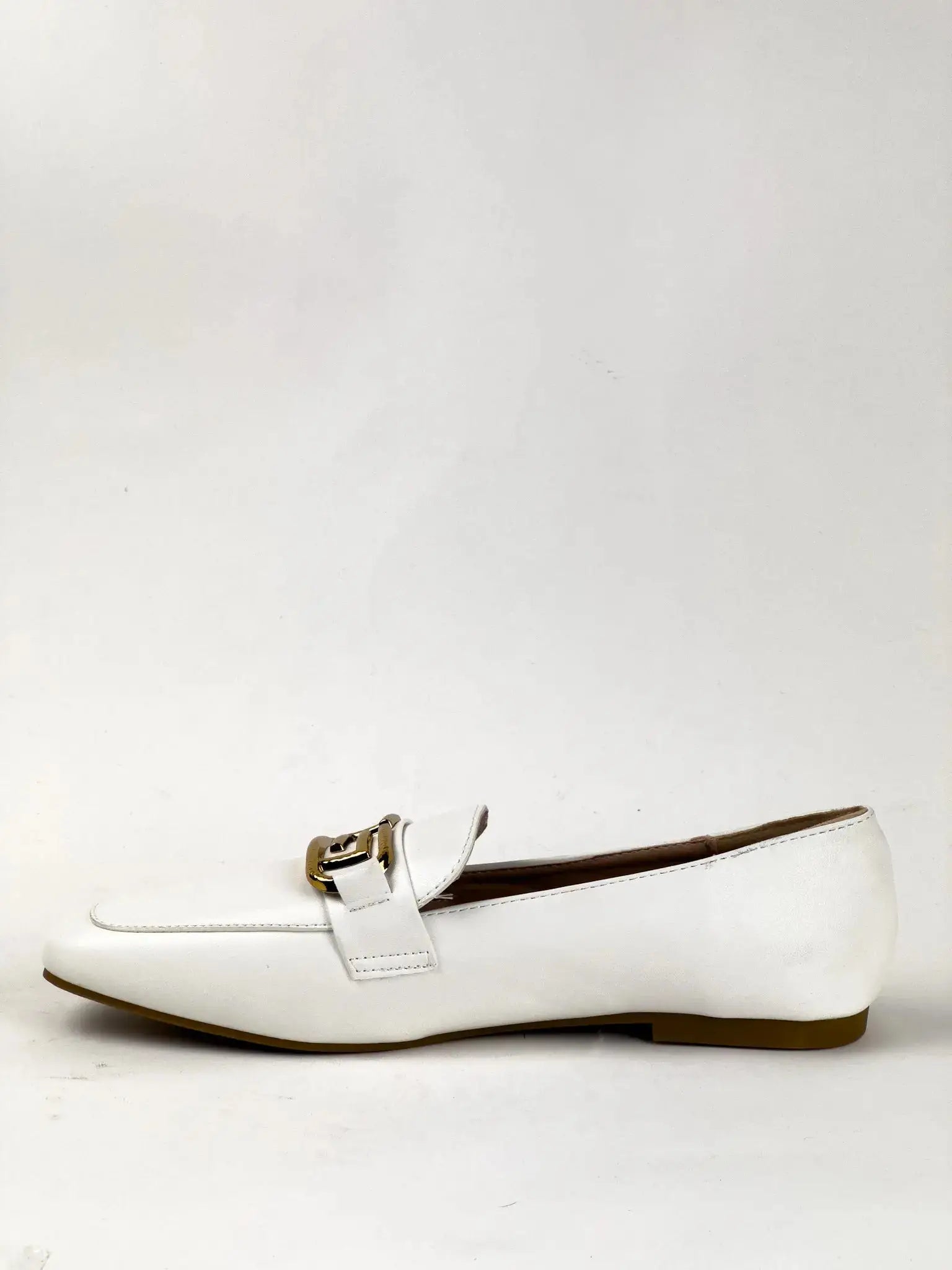 MOCASSINS PLATS - BLANC - MOCASSINS