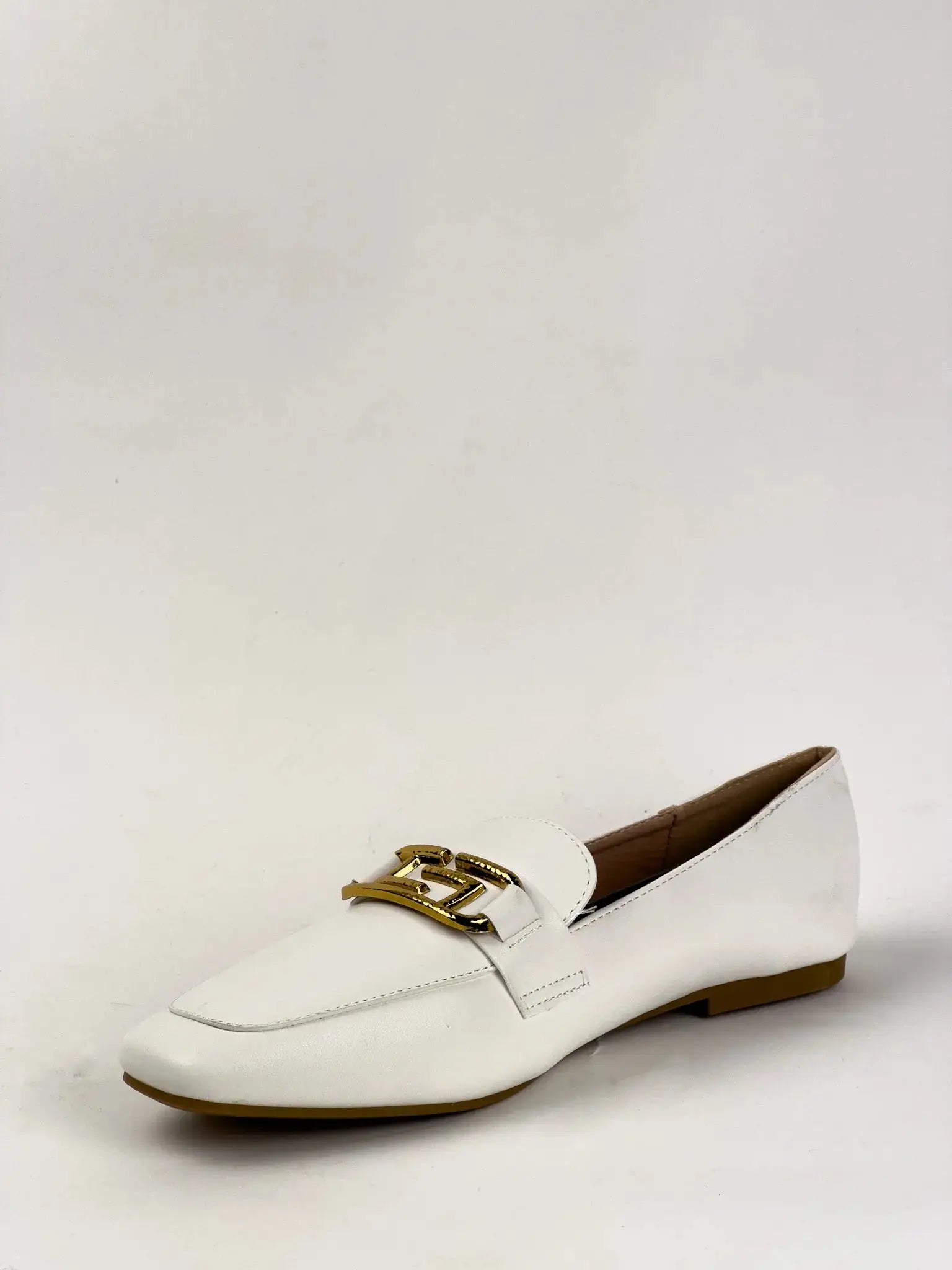 MOCASSINS PLATS - BLANC - MOCASSINS