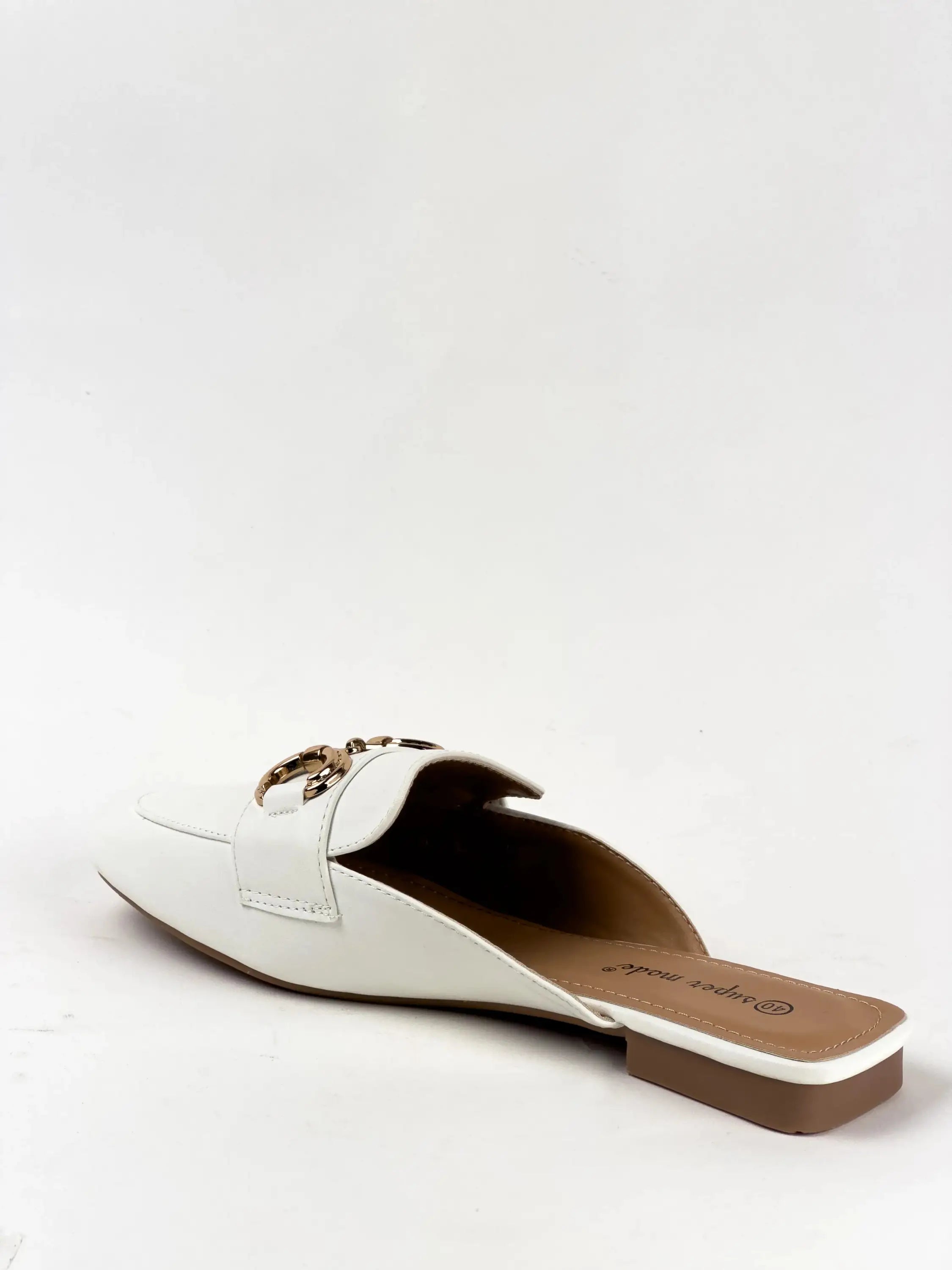 MULE CLASSIQUE - BLANC - MULES