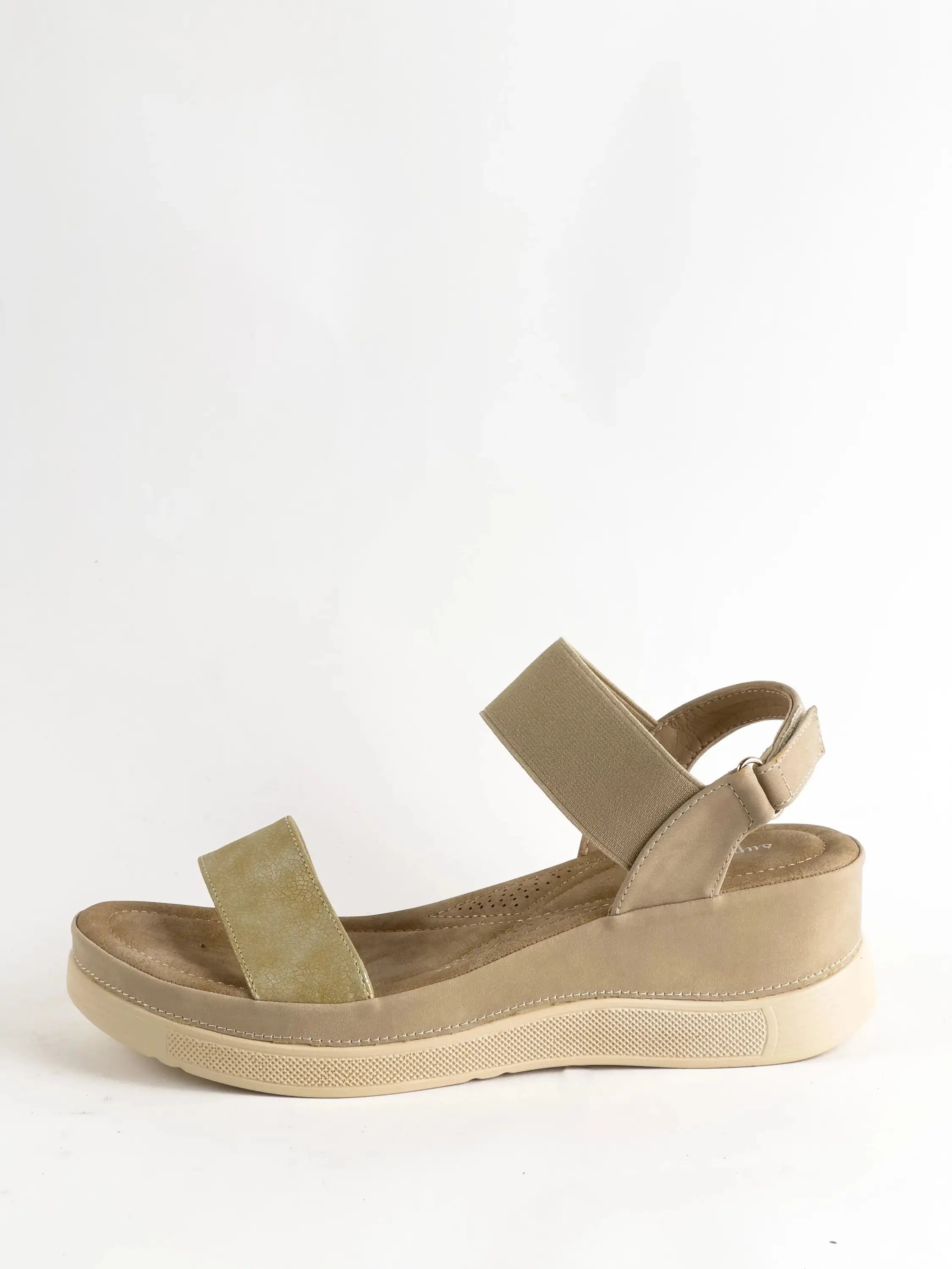 SANDALES CONFORT - BEIGE - CONFORT