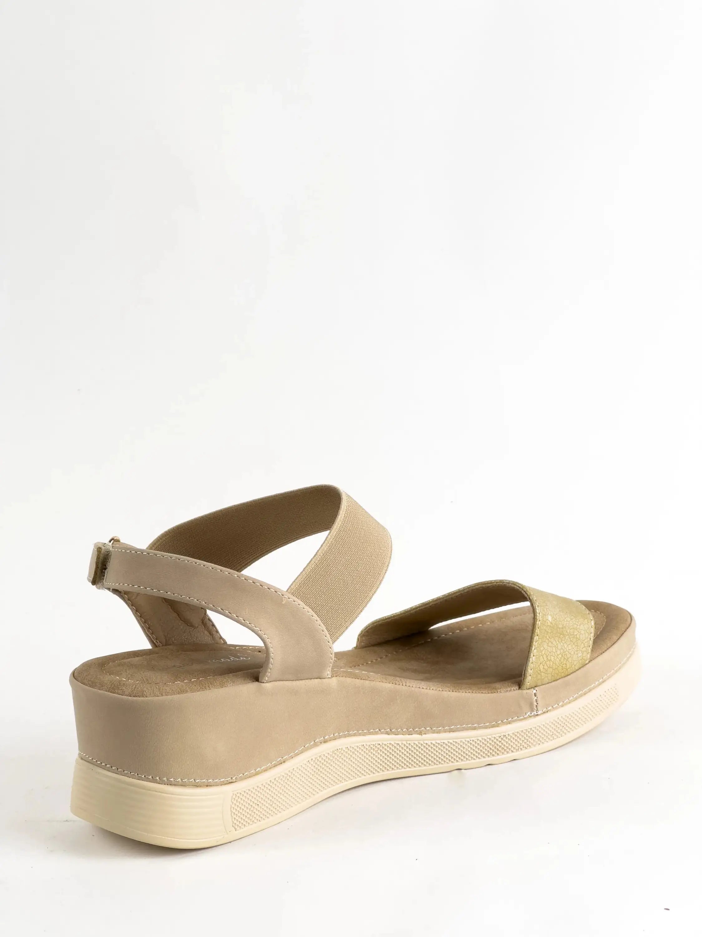 SANDALES CONFORT - BEIGE - CONFORT